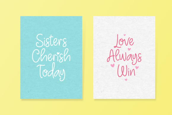 Ningst with You Font Poster 3