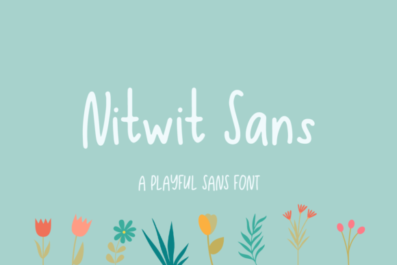 Nitwit Sans Font Poster 1