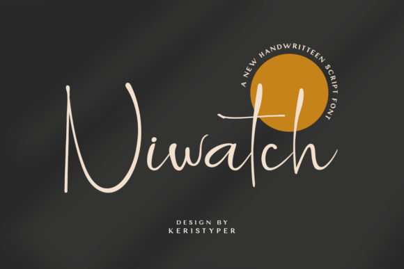 Niwatch Font Poster 1