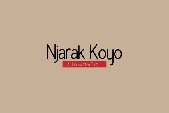Njarak Koyo Font