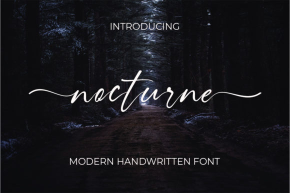 Nocturne Font Poster 1