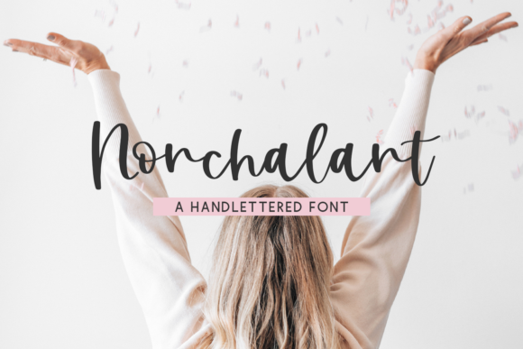 Nonchalant Script Font Poster 1