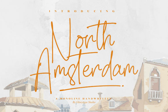 North Amsterdam Font Poster 1