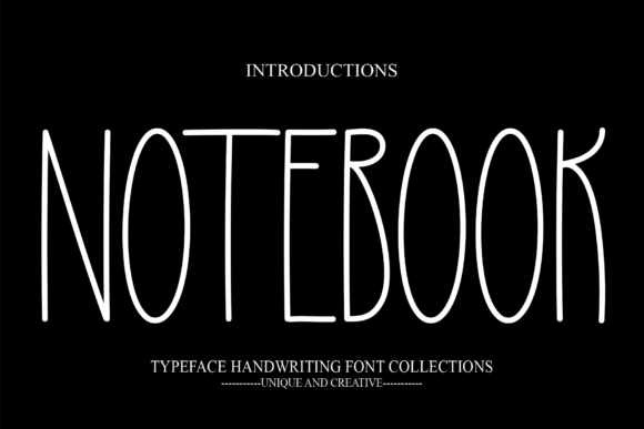 Notebook Font Poster 1