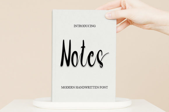 Notes Font Poster 1