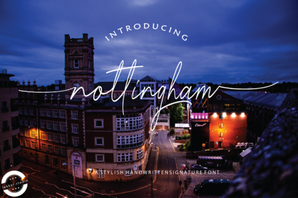 Nottingham Font Poster 1