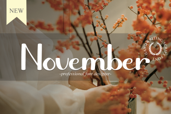 November Font Poster 1
