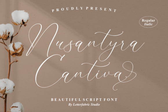 Nusantyra Cantiva Font