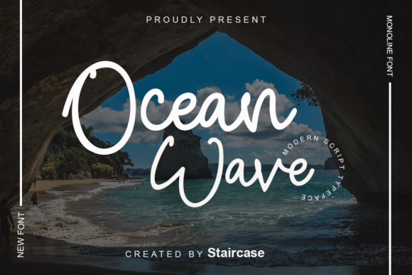 Ocean Wave Font