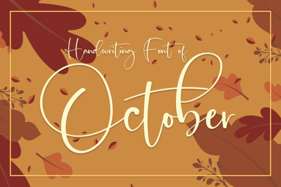 October Font Poster 1