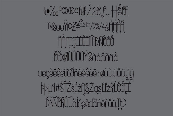 Octogamy Font Poster 3