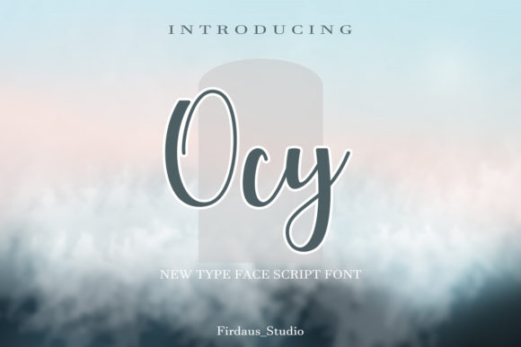 Ocy Font Poster 1