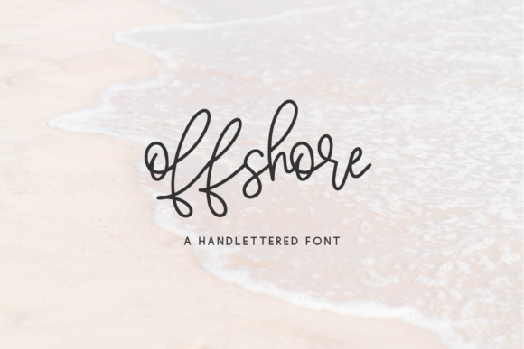 Offshore Script Font Poster 1