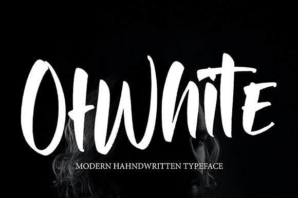 Ofwhite Font Poster 1