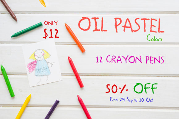 Oil Pastel Font Poster 5