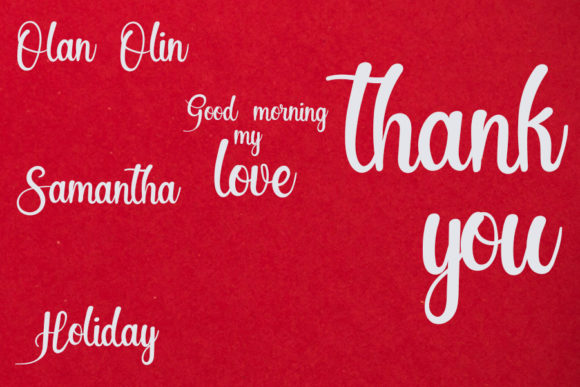 Olan Olin Font Poster 6