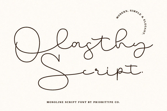 Olasthy Script Font