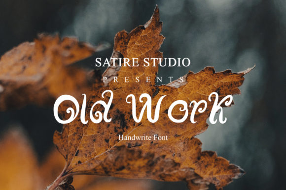 Old Work – Handwritten Font
