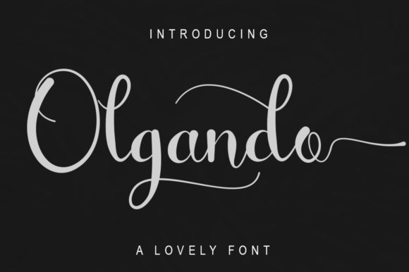 Olgando Font Poster 1