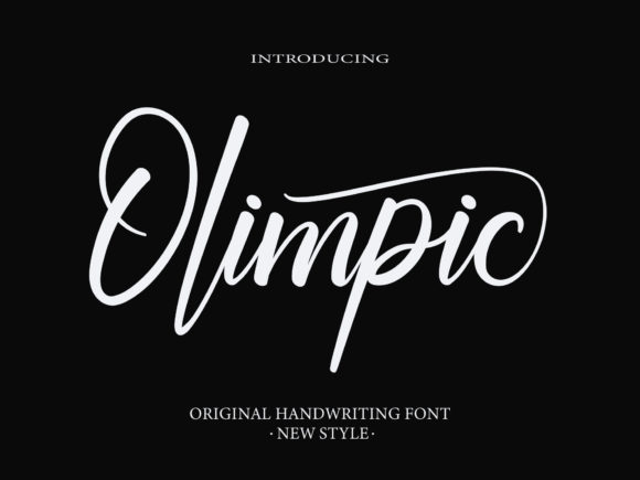 Olimpic Font Poster 1