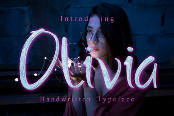 Olivia Font Poster 1