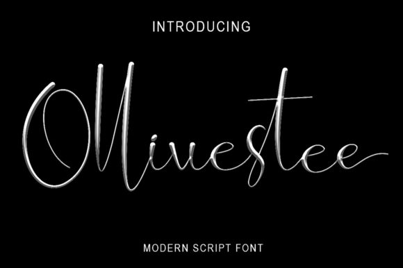 Ollivestee Font Poster 1