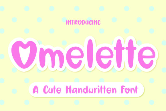 Omelette Font Poster 1