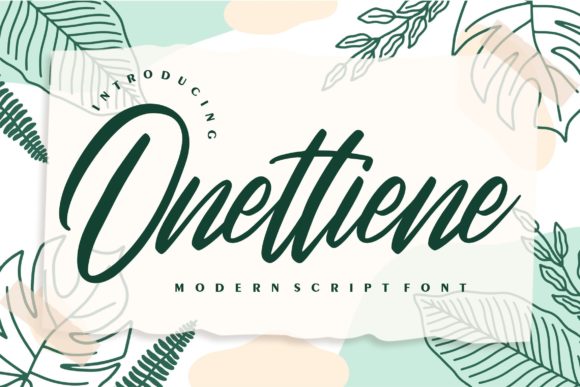 Onettiene Script Font