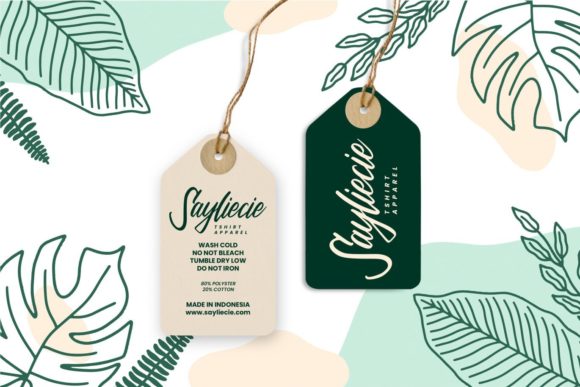 Onettiene Script Font Poster 5