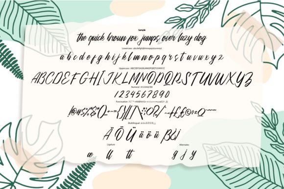 Onettiene Script Font Poster 6