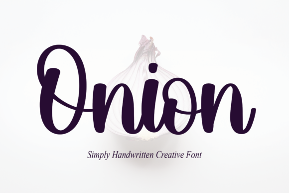 Onion Font Poster 1