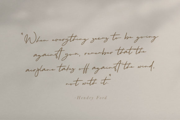 Only Wishing Font Poster 2