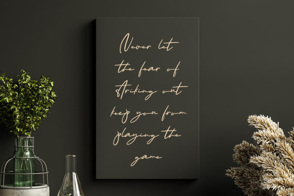Only Wishing Font Poster 4