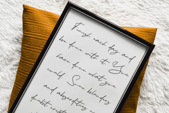 Only Wishing Font Poster 8