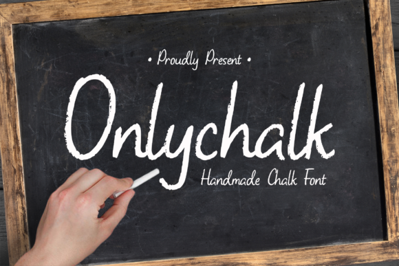 Onlychalk Font Poster 1