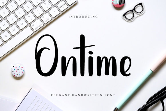 Ontime Font Poster 1