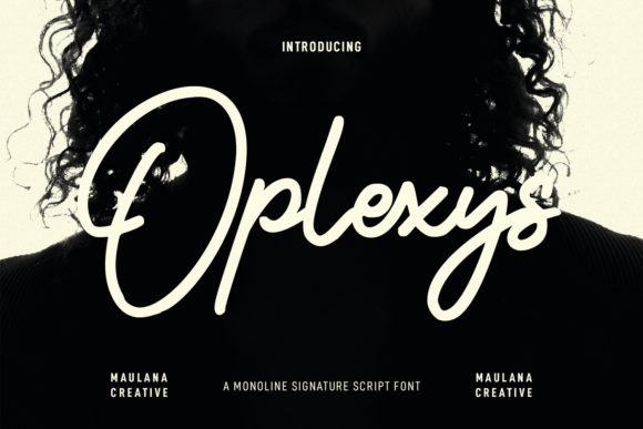 Oplexys Font Poster 1
