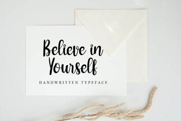 Orange Frame Font Poster 2