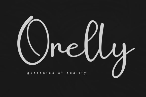 Orelly Font Poster 1