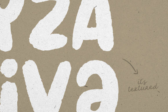 Oryza Sativa Font Poster 12