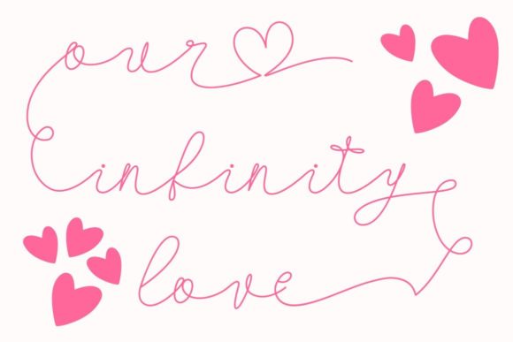 Our Infinity Love Font Poster 1