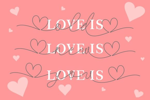 Our Infinity Love Font Poster 5