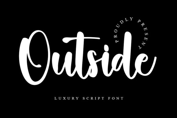 Outside Font Poster 1