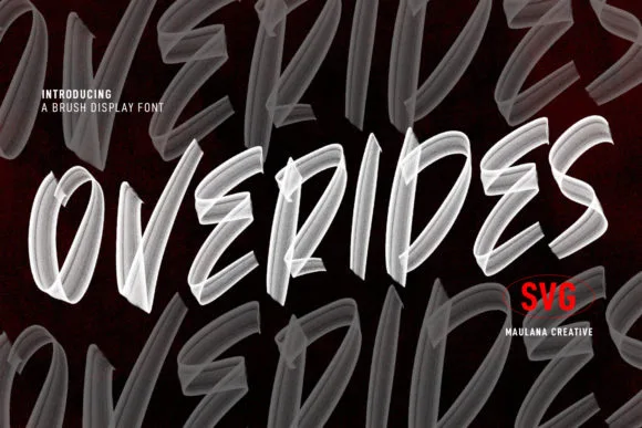 Overides Font Overides Font Poster 1
