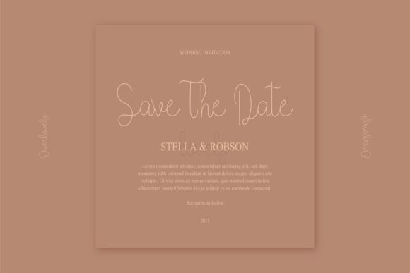 Overlovely Font Poster 2