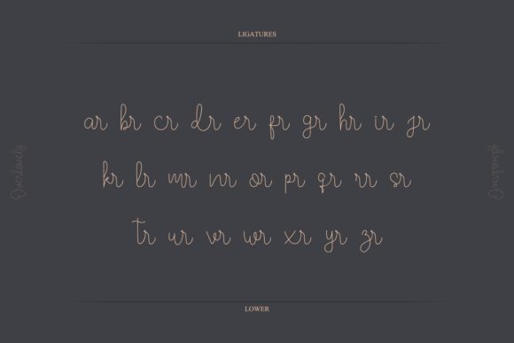Overlovely Font Poster 11