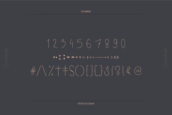 Overlovely Font Poster 8