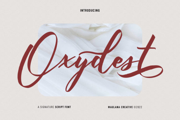 Oxydest Font Poster 1