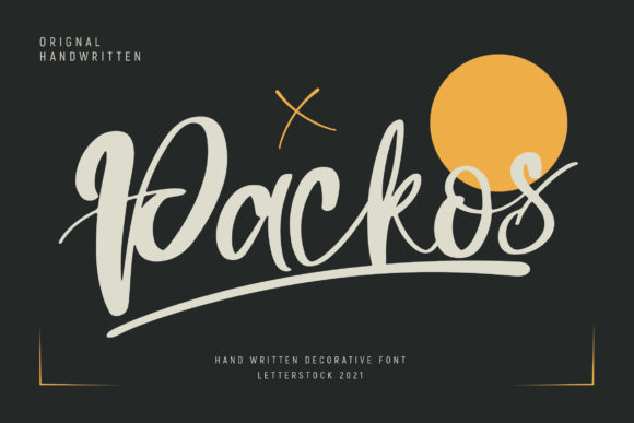 Packos Font Poster 1