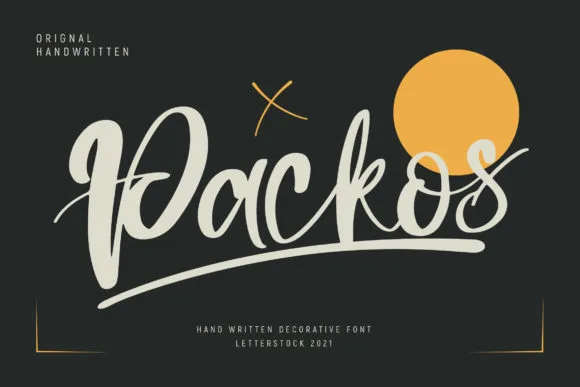 Packos Font Packos Font Poster 1